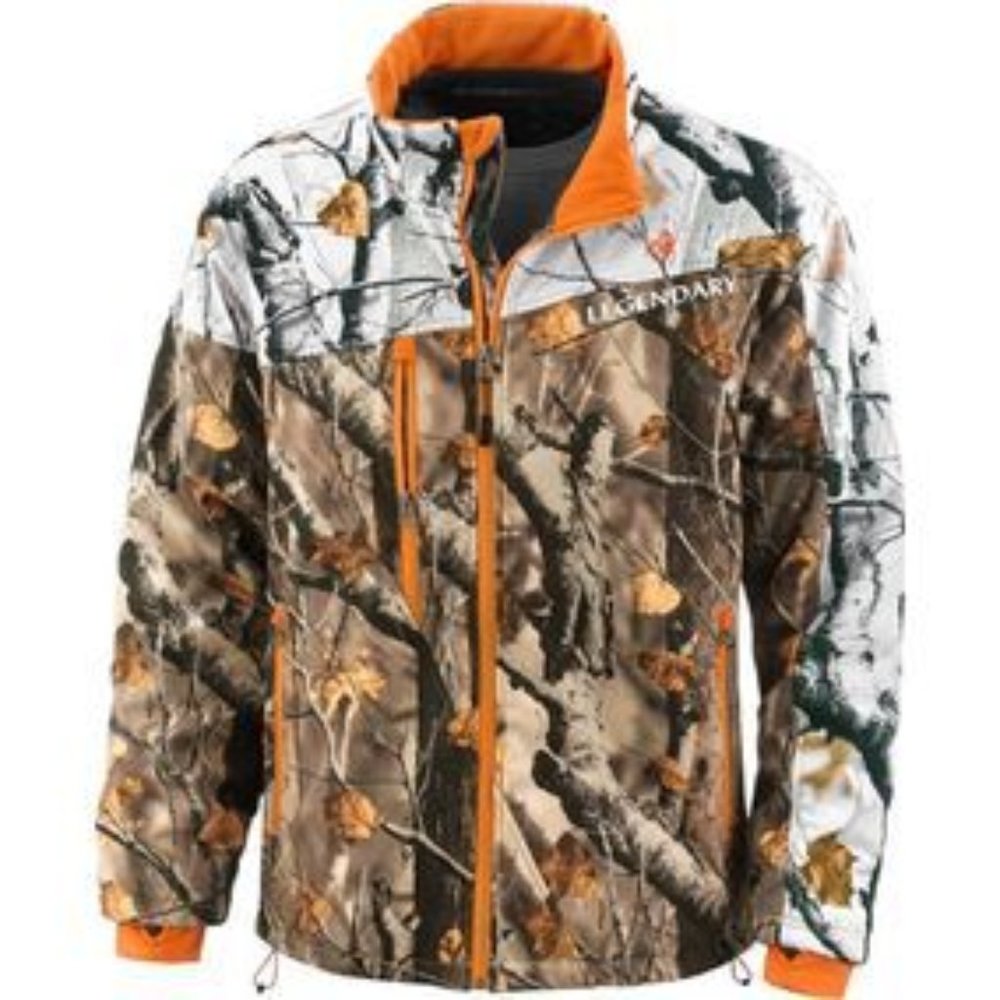 Legendary Whitetails 3X Timberline Softshell Jacket Large Camouflage Hunting